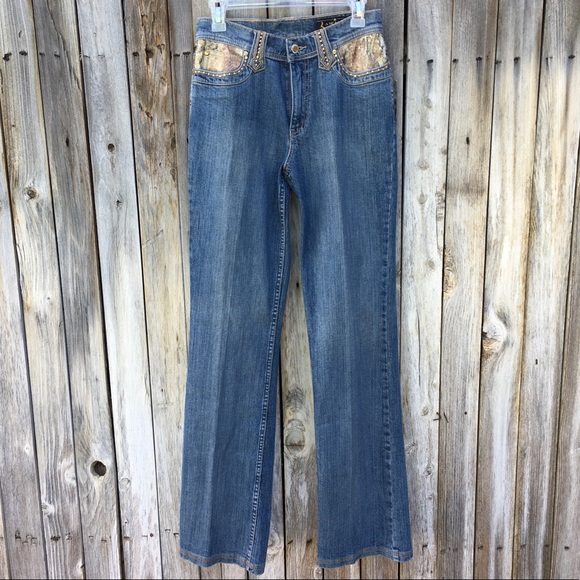 NWT Lawman Western Vintage Snakeskin Jeans 5 - Picture 2 of 8